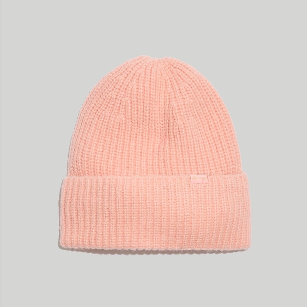 Madewell - Alpaca-Blend Cuffed Beanie in Faded Coral